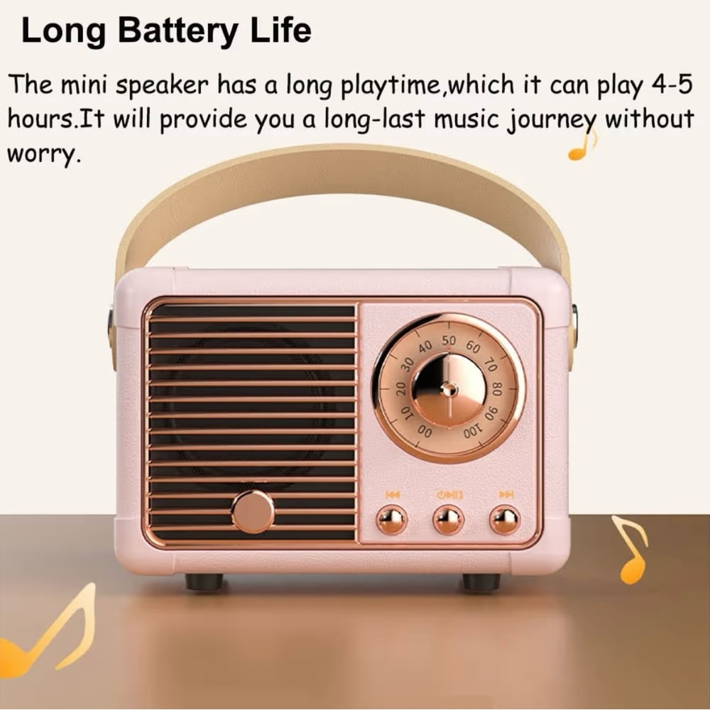 Retro portable Bluetooth speaker - Picture 6 of 9